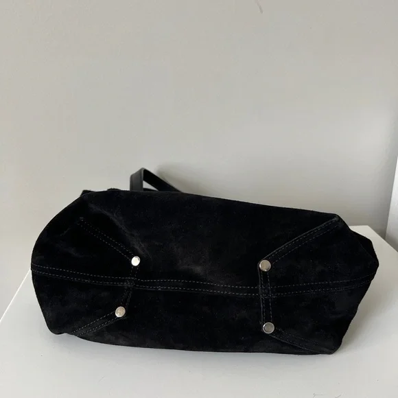 Tiffany & Co Reversible Black Suede/Leather Tote Bag (Small) - Picture 12 of 15